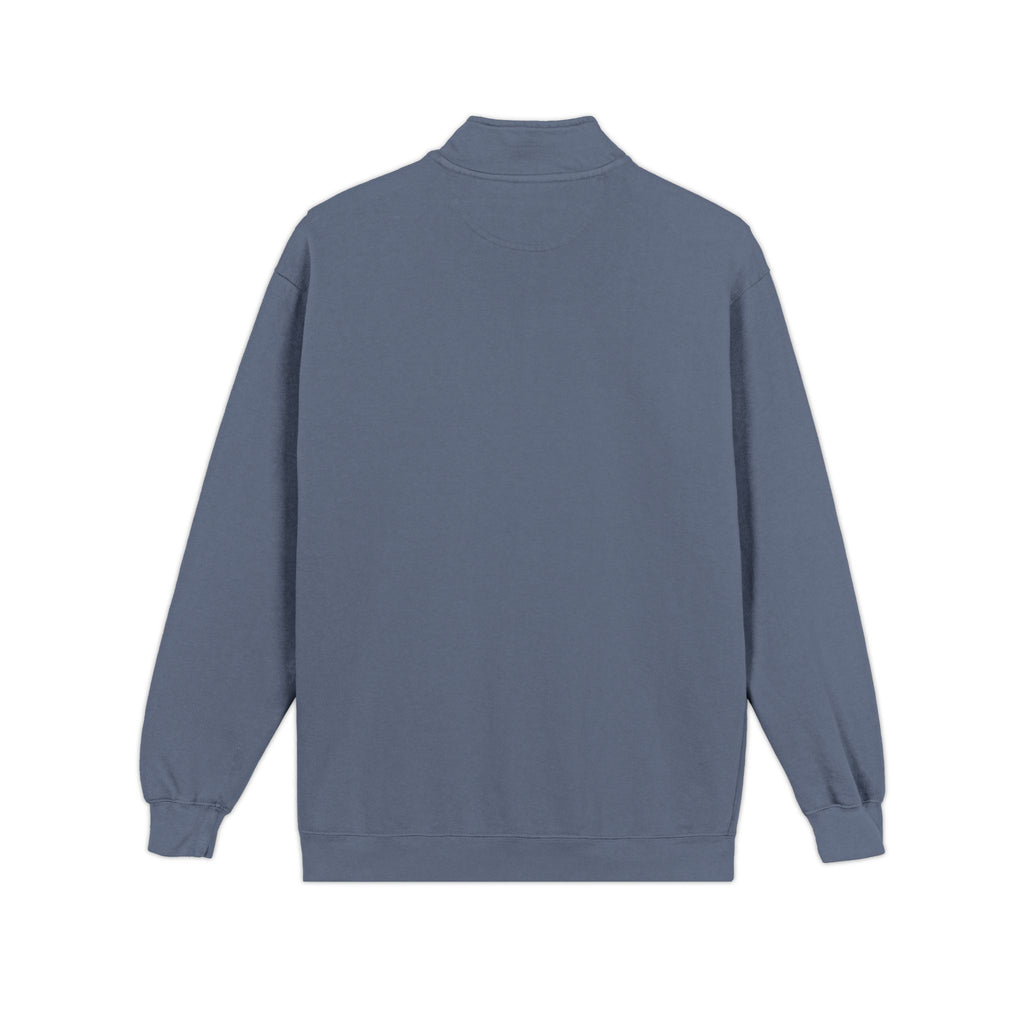 Felpa con zip a quarto unisex