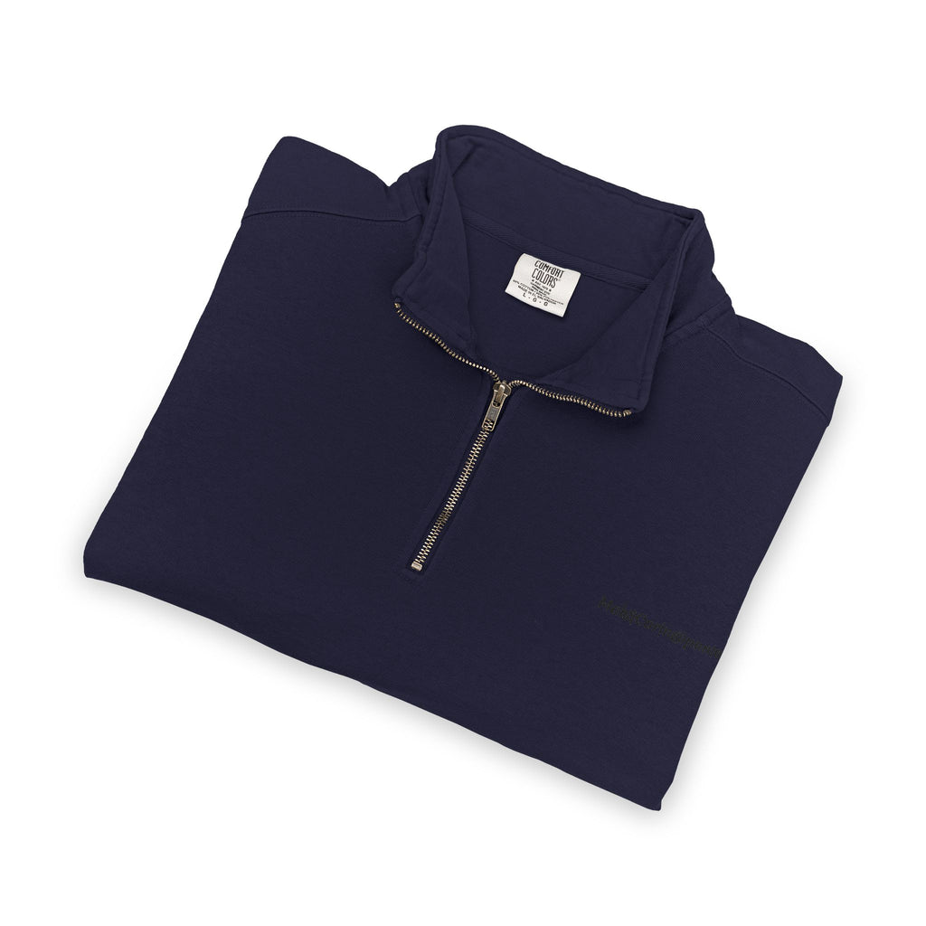 Felpa con zip a quarto unisex