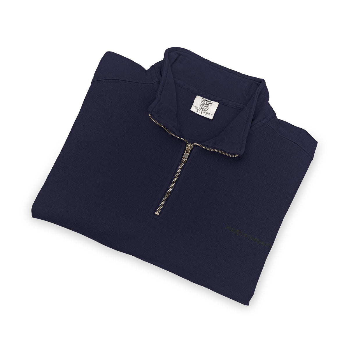 Felpa con zip a quarto unisex
