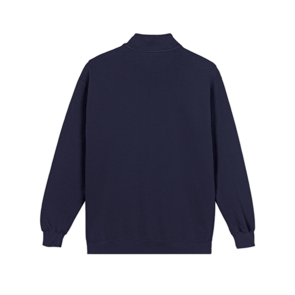 Felpa con zip a quarto unisex