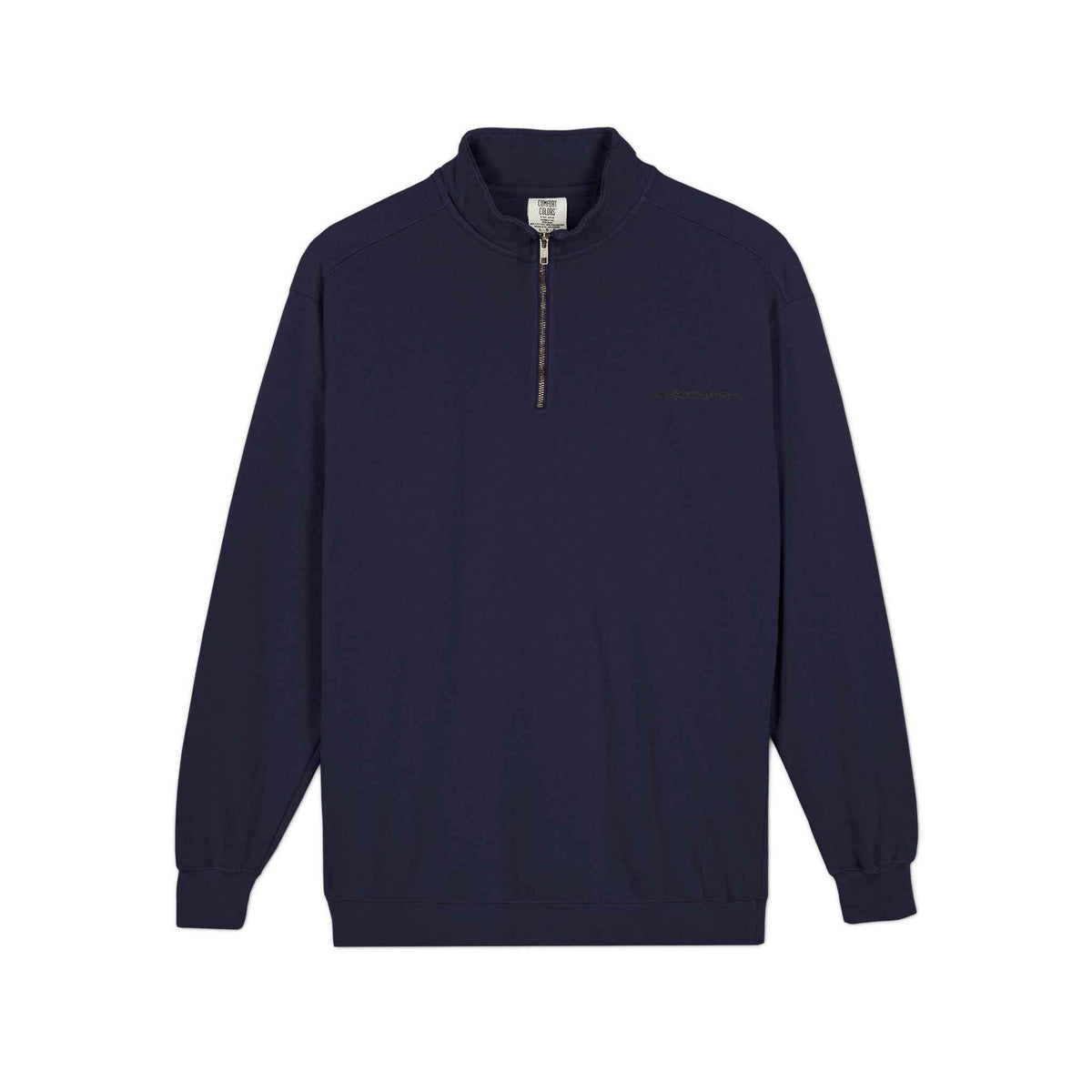 Felpa con zip a quarto unisex