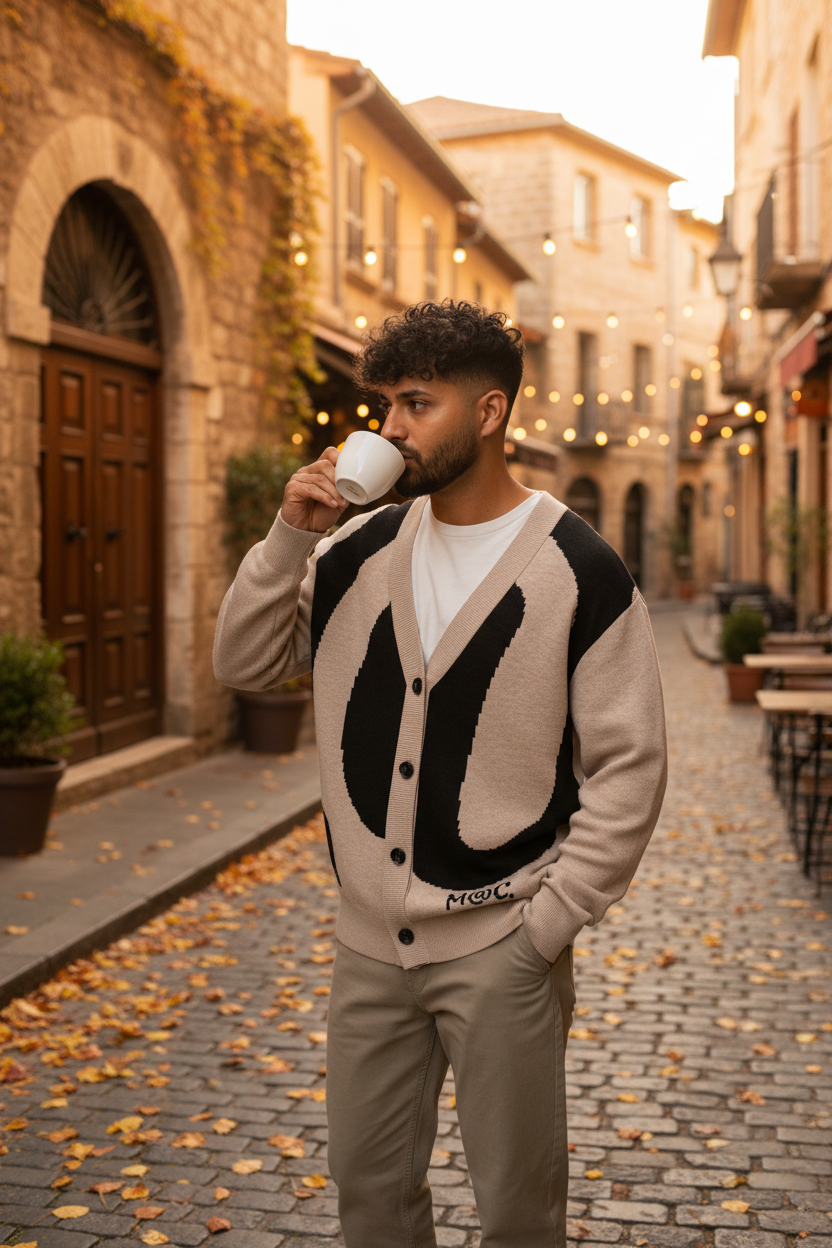 Cardigan unisex lifestyle autunno inverno