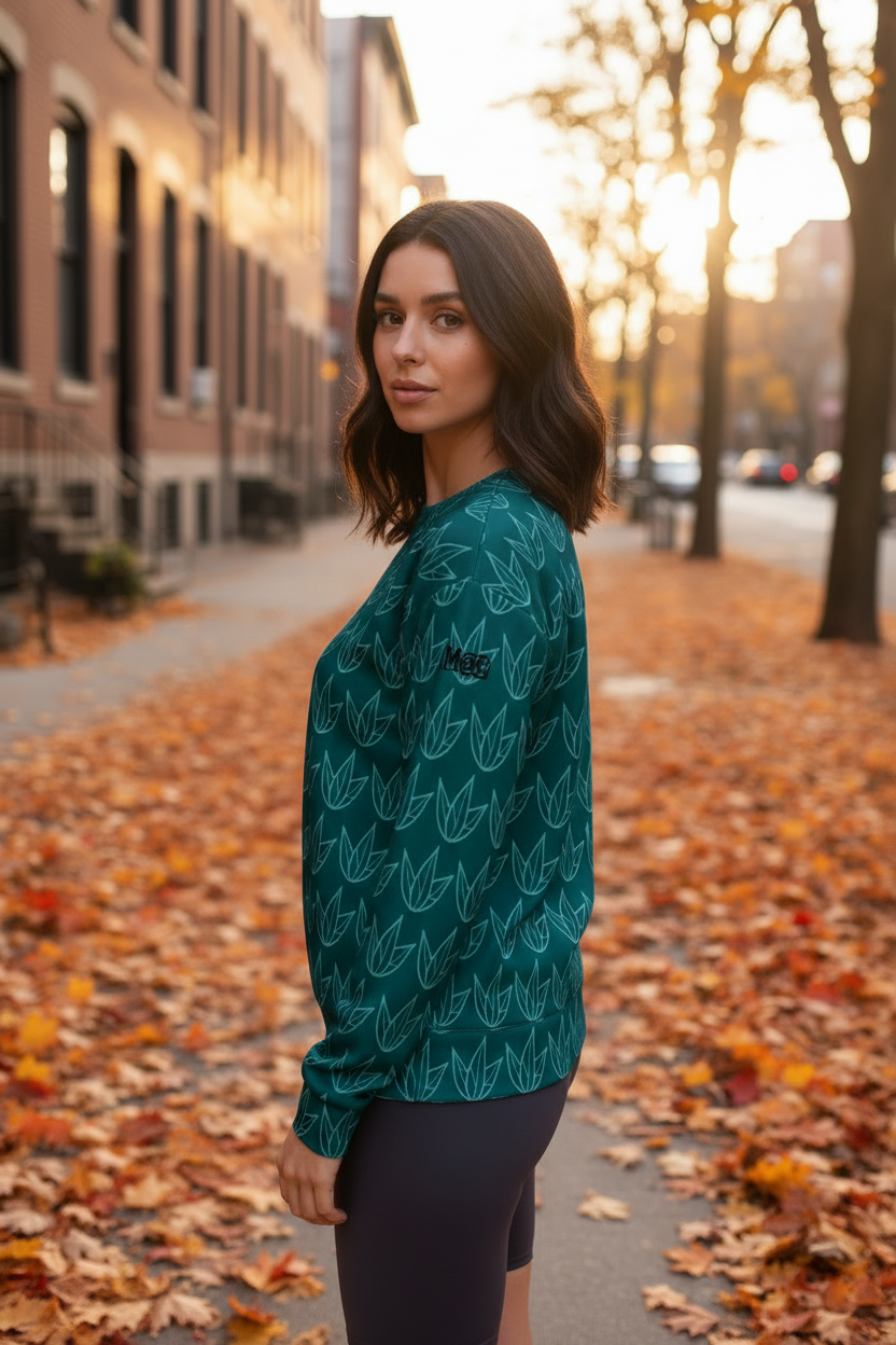 Felpa unisex M@C. - lifestyle autunnale urbano
