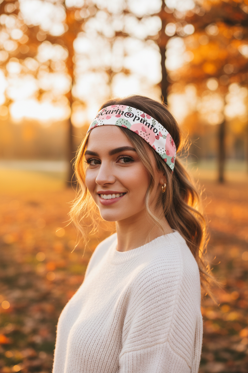 Fascia per capelli floreale M@C. - lifestyle donna