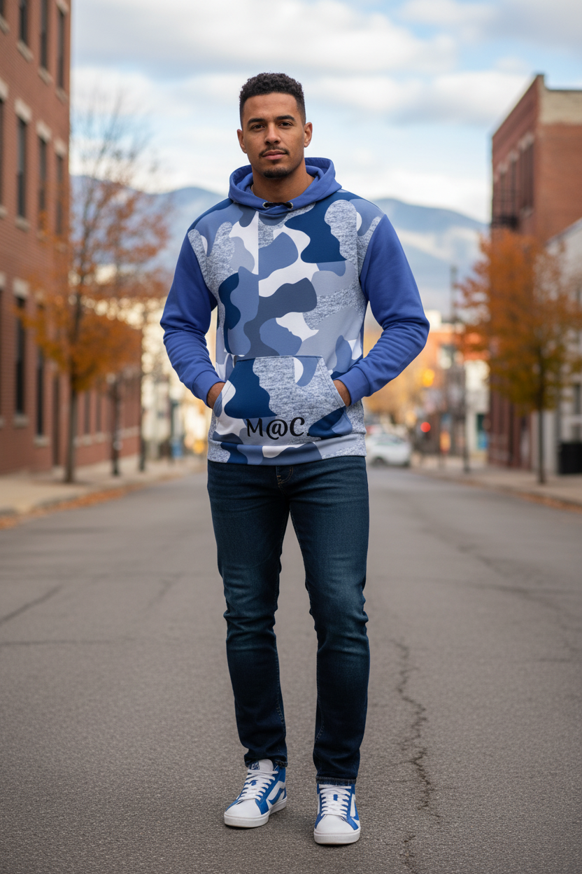 Felpa camouflage M@C. uomo - urban outdoor